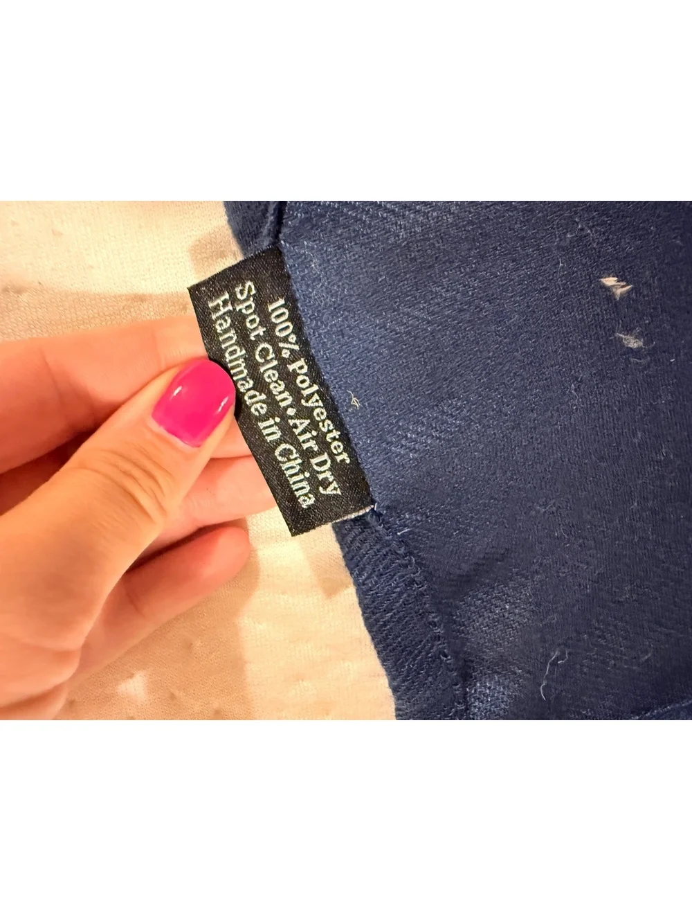 Airplane travel blanket Exploring Navy Blue Polyester Shawl Wrap